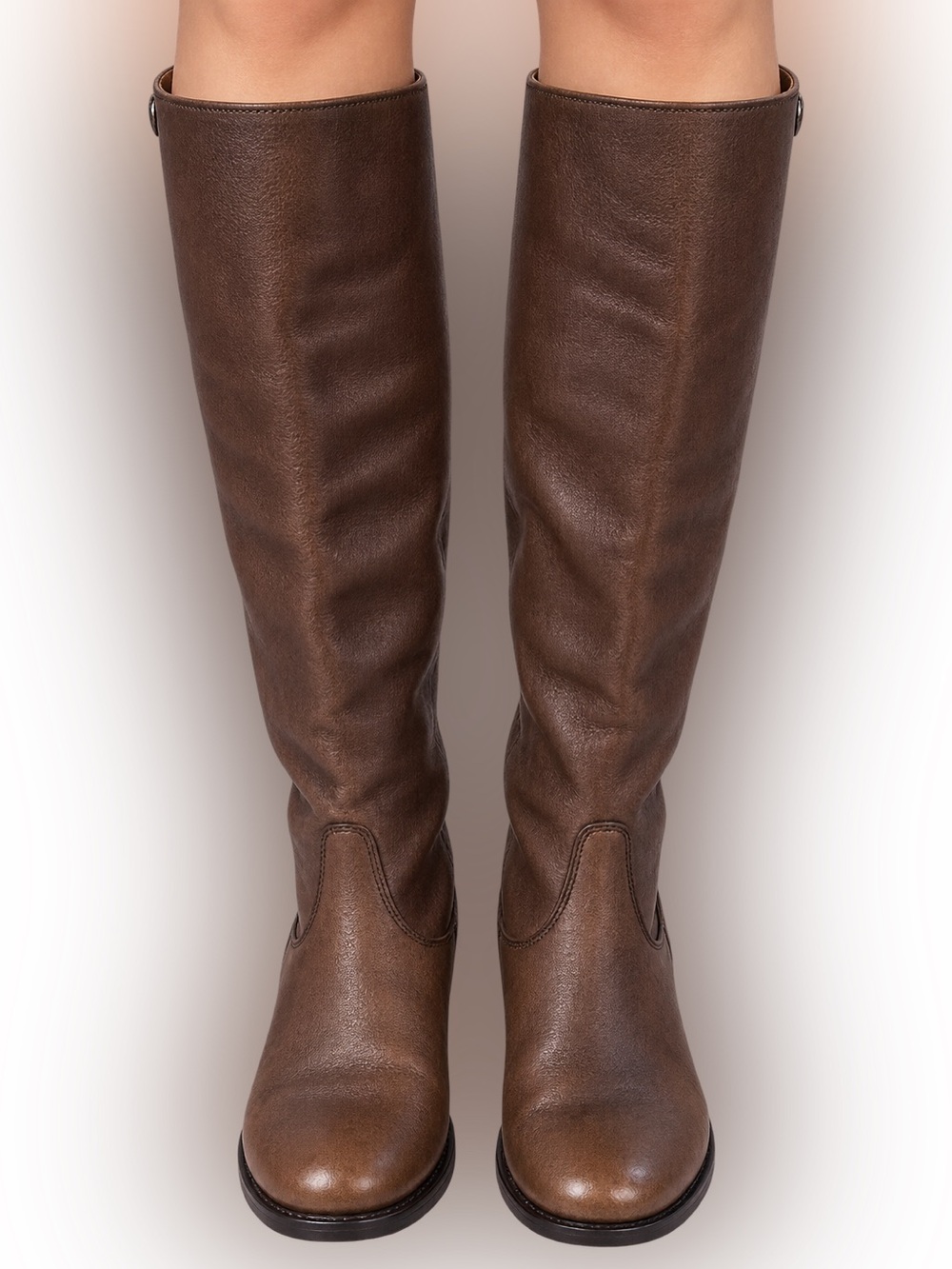 Frye Brown Leather Tall Equestrian Riding Style Boots Size 7B